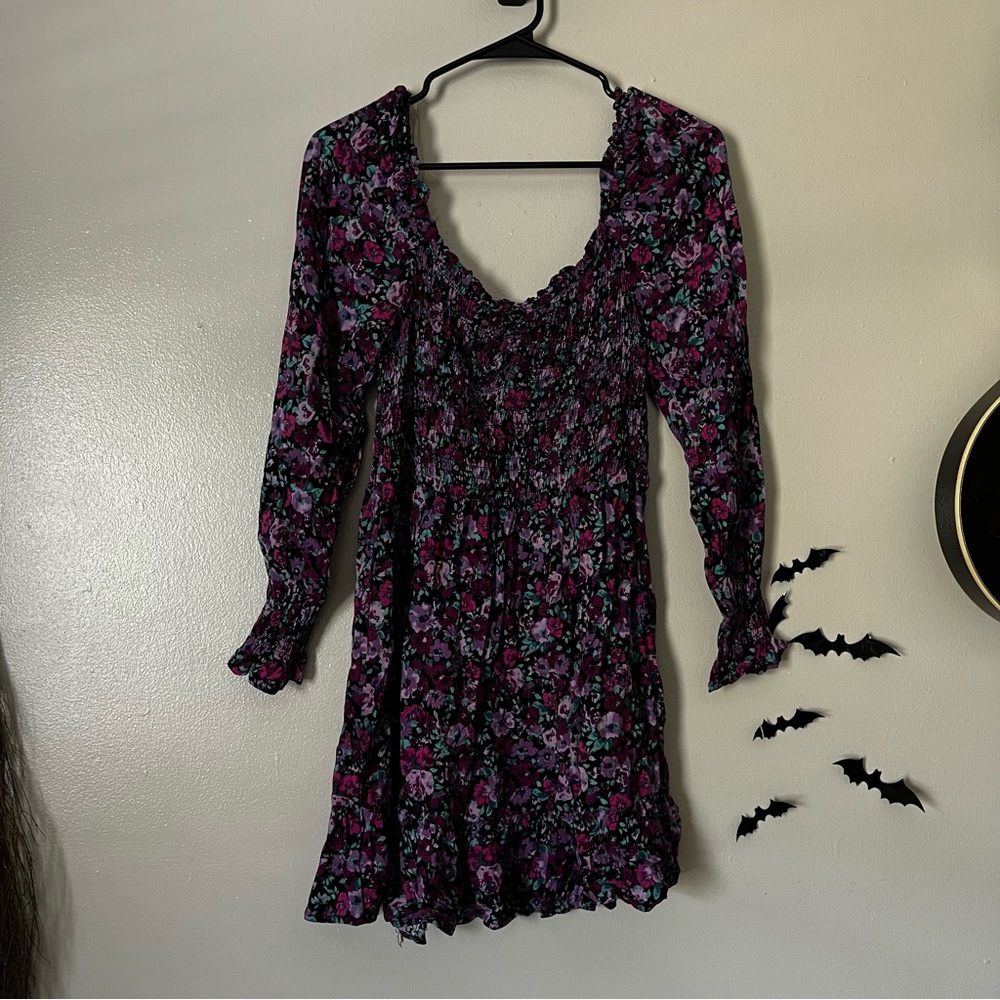 Wild Fable Purple Flowers Dress